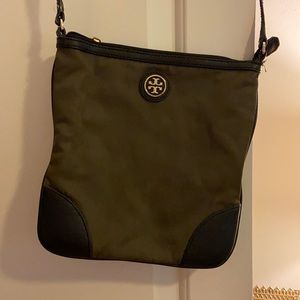 Army green Tory Burch crossbody purse